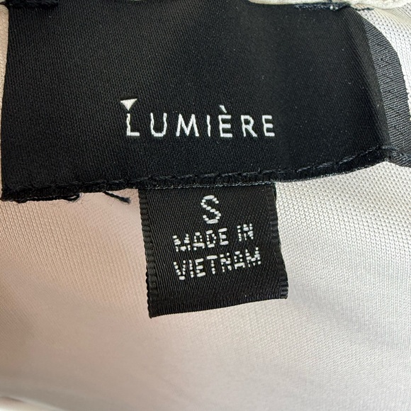 Lumiere Paisley Maxi Dress Small Black Cream Boho - Picture 3 of 6